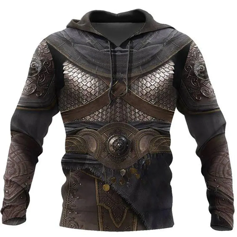 3D Print Viking Costume Man Hoodies
