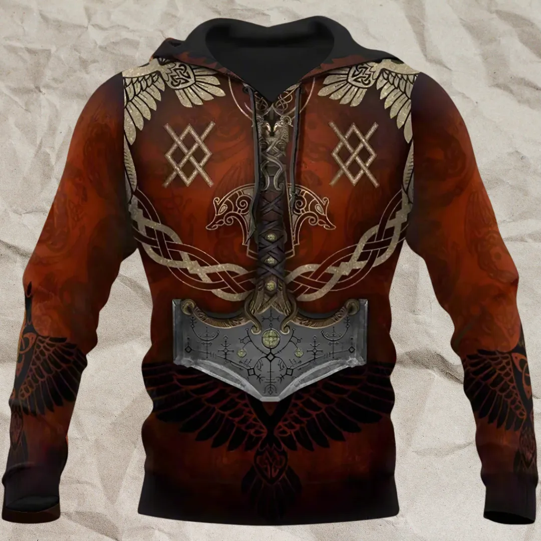 3D Print Viking Costume Man Hoodies