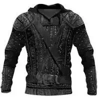 3D Print Viking Costume Man Hoodies