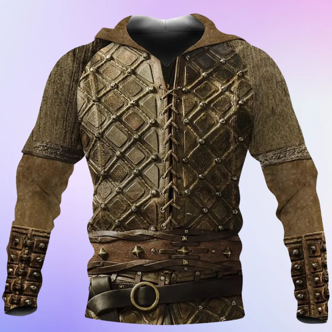 3D Print Viking Costume Man Hoodies
