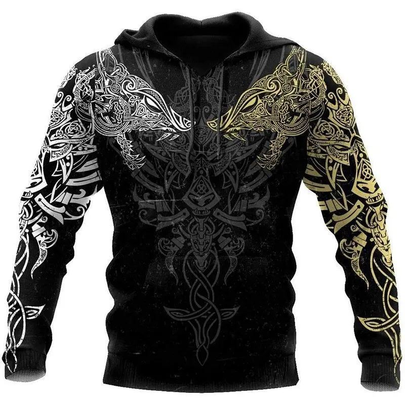 3D Print Viking Costume Man Hoodies