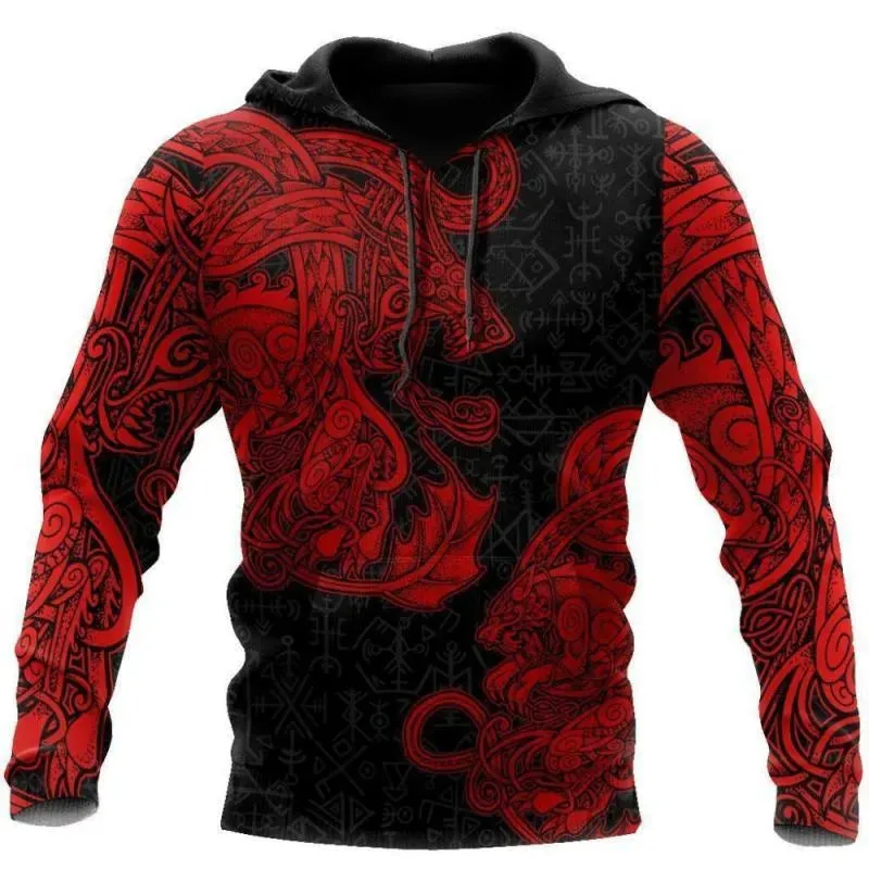3D Print Viking Costume Man Hoodies