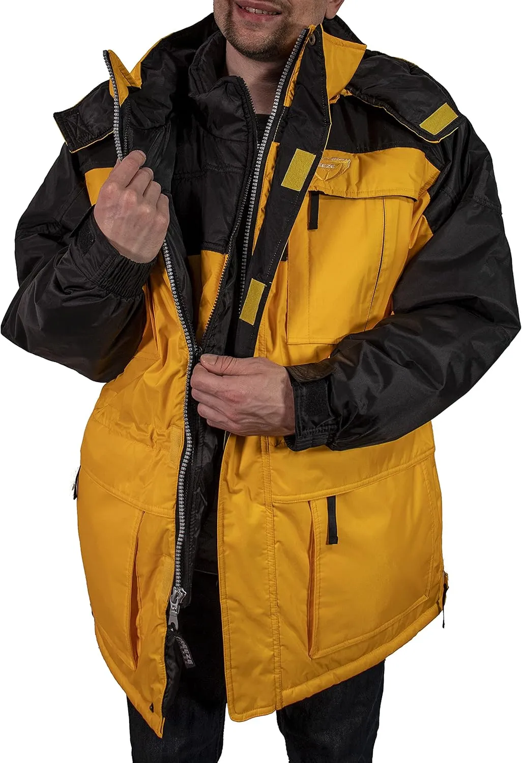 3in1 Men's Winter Coat Jacket Warm Parka w/Insulated Snow Vest
