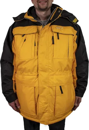 3in1 Men's Winter Coat Jacket Warm Parka w/Insulated Snow Vest