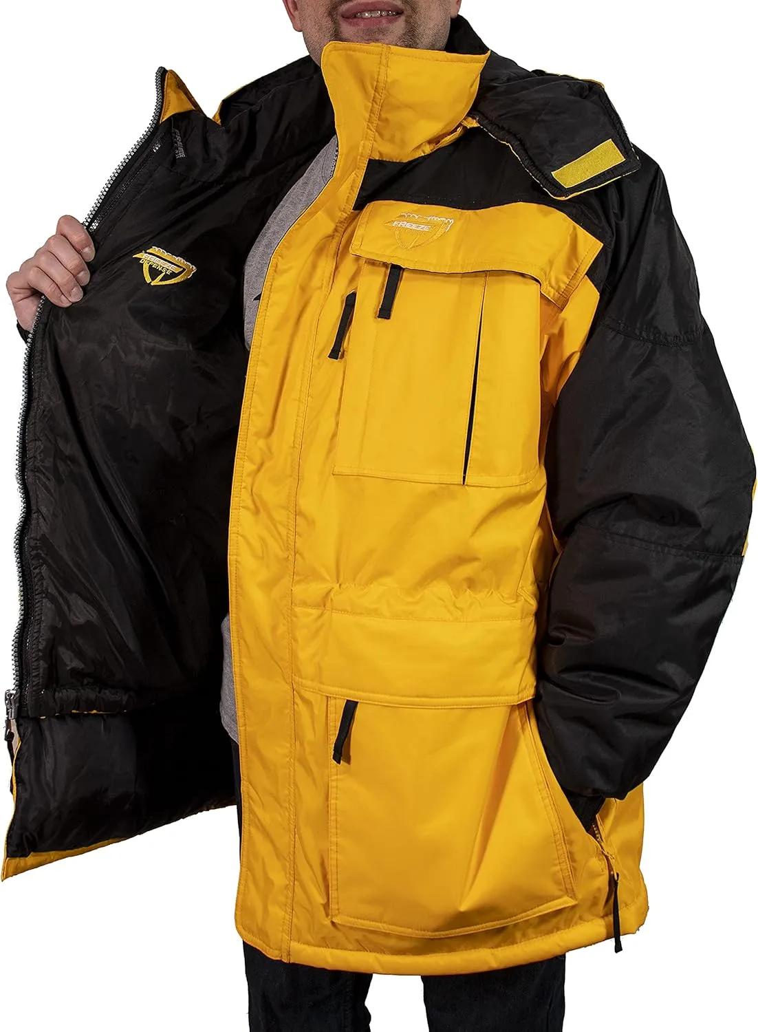 3in1 Men's Winter Coat Jacket Warm Parka w/Insulated Snow Vest