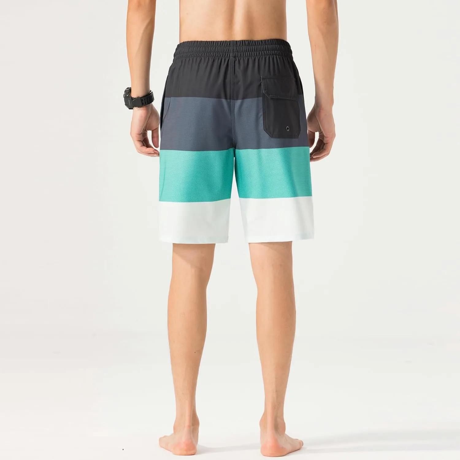 Alpine Swiss Mens Swim Shorts Beach Trunks Boardshorts Volley Shorts Quick Dry Swimwear