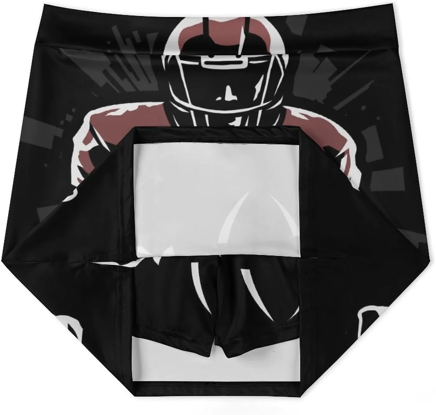American Football Player Women's Mini Tennis Skirt with Shorts Underneath Athletic Workout Cute Skorts