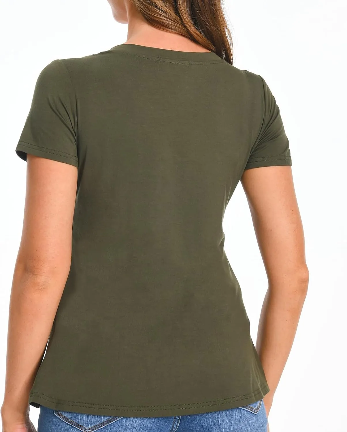 Bearsland Womens 3 Packs V Neck Nursing Tops Maternity Breastfeeding Tee Shirts