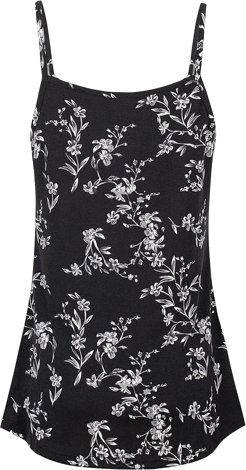 BEPEI Women Loose Casual Summer Pleated Flowy Sleeveless Camisole Tank Tops
