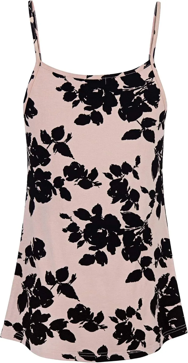 BEPEI Women Loose Casual Summer Pleated Flowy Sleeveless Camisole Tank Tops