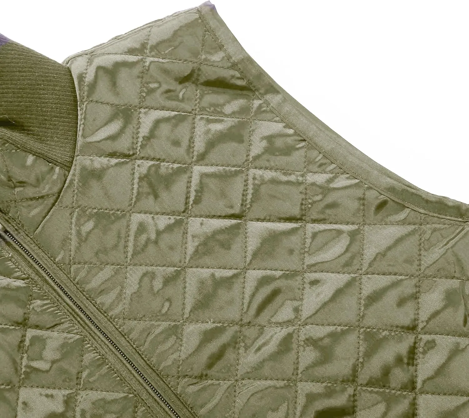 Bienzoe Women Quilted Casual Vest: Lightweight Packable Sleeveless Jacket