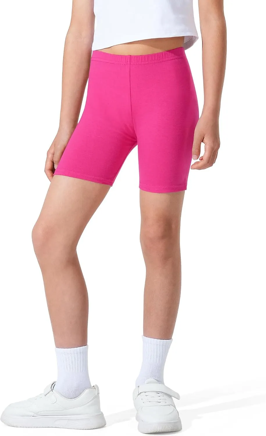 BOOPH Girls Volleyball Bike Shorts Toddler Kids Athletic Cartwheel Dance Compression Shorts 3 Pack