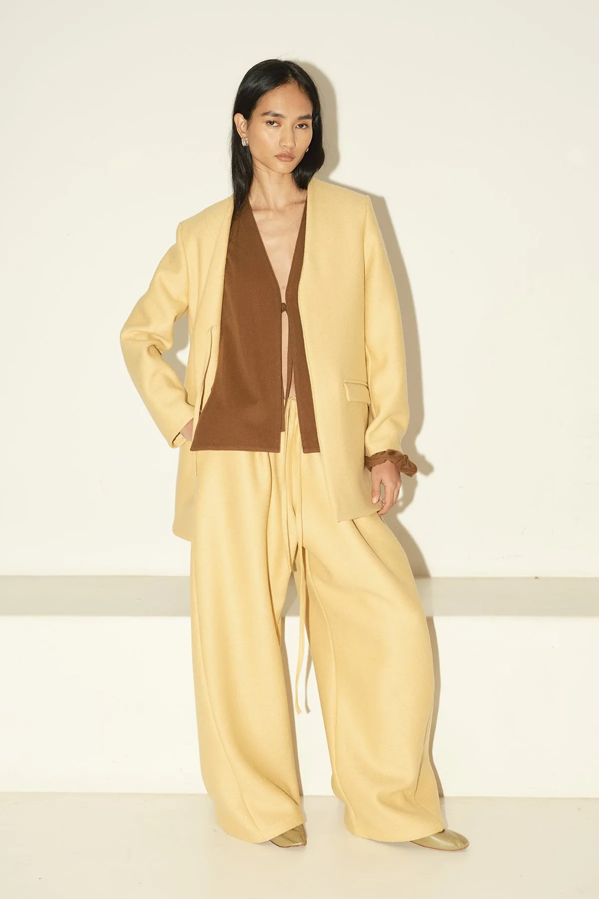 Butter Heavy Boiled Wool Senso Blazer