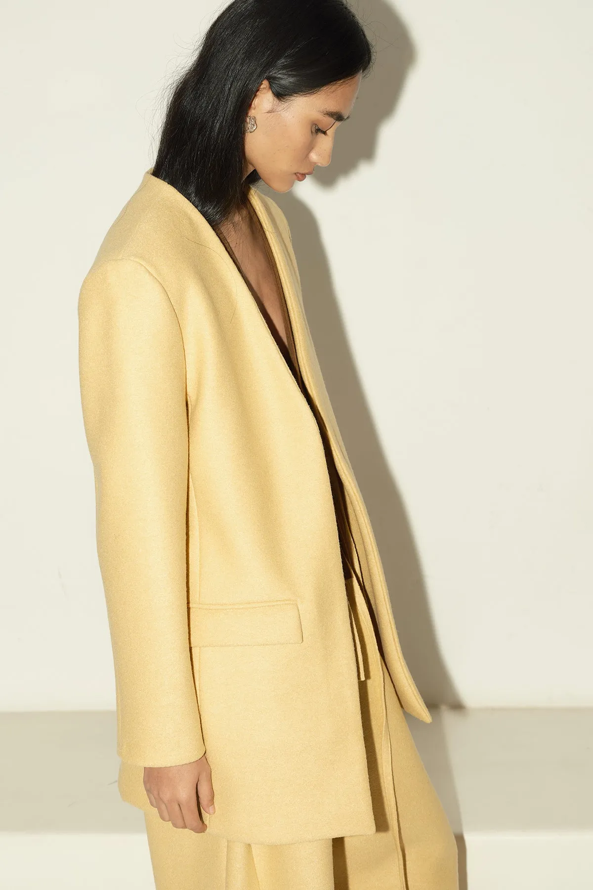 Butter Heavy Boiled Wool Senso Blazer