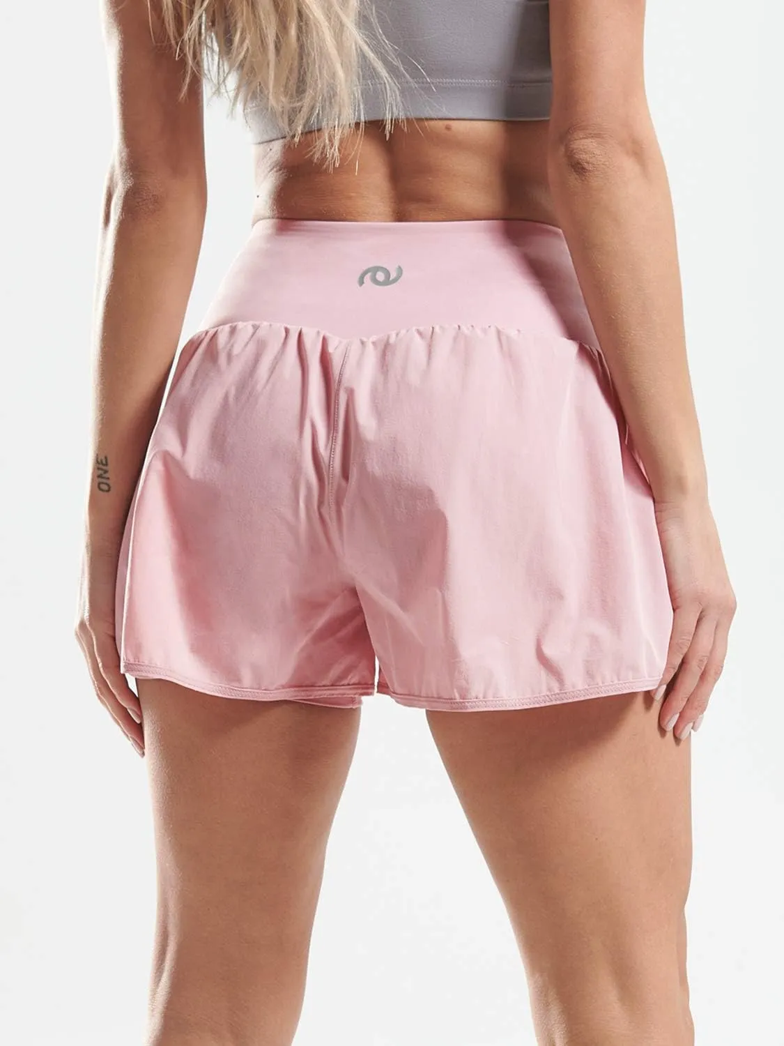 CADMUS 2 in 1 Women's Workout Shorts for Athletic Gym Running Shorts with Phone Pockets