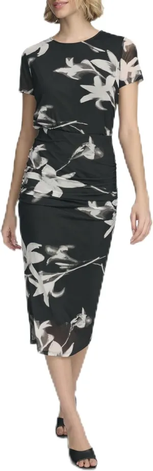 Calvin Klein Women's Printed Short Sleeve Top