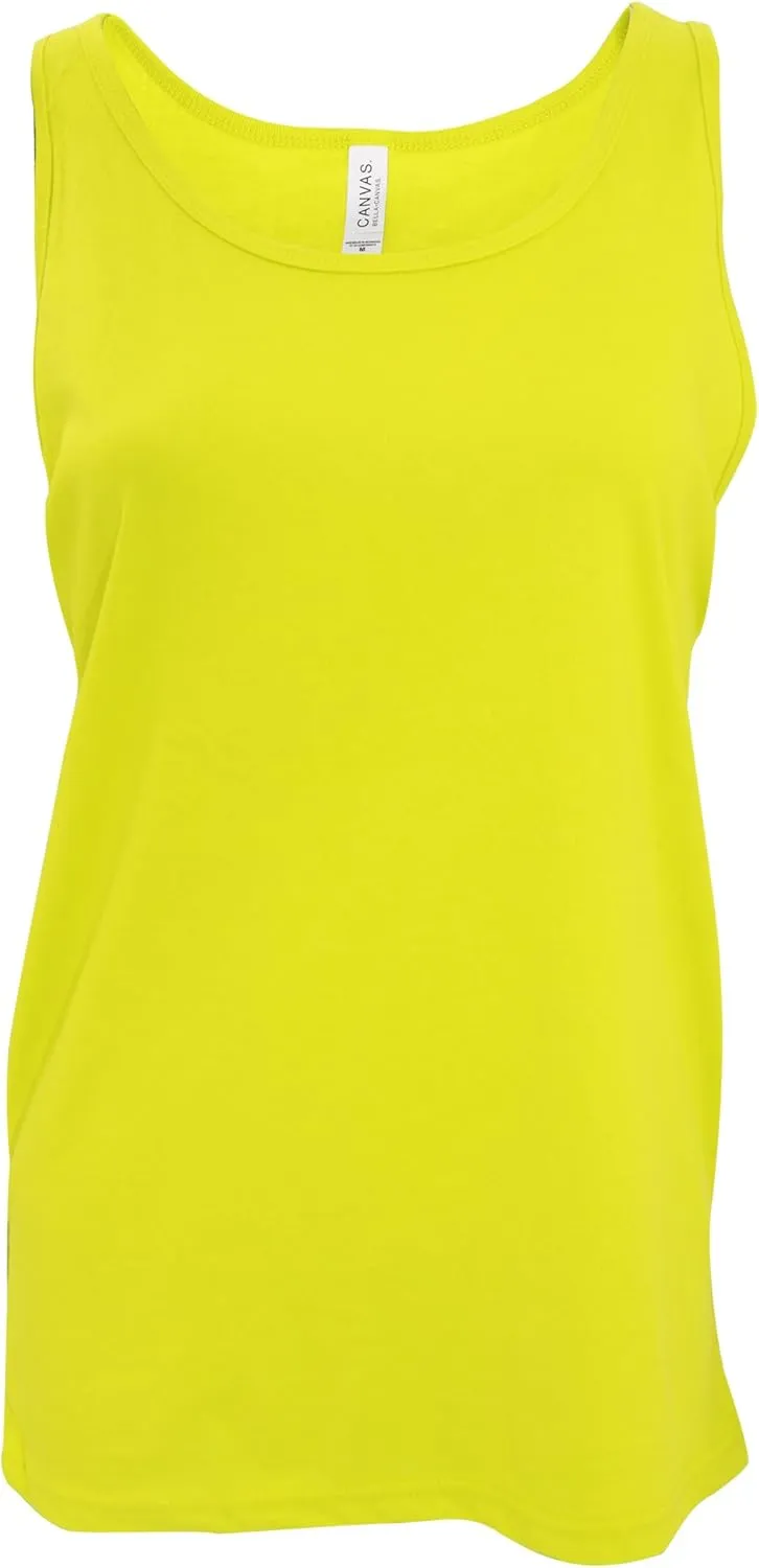 Canvas Womens/Ladies Jersey Sleeveless Tank Top