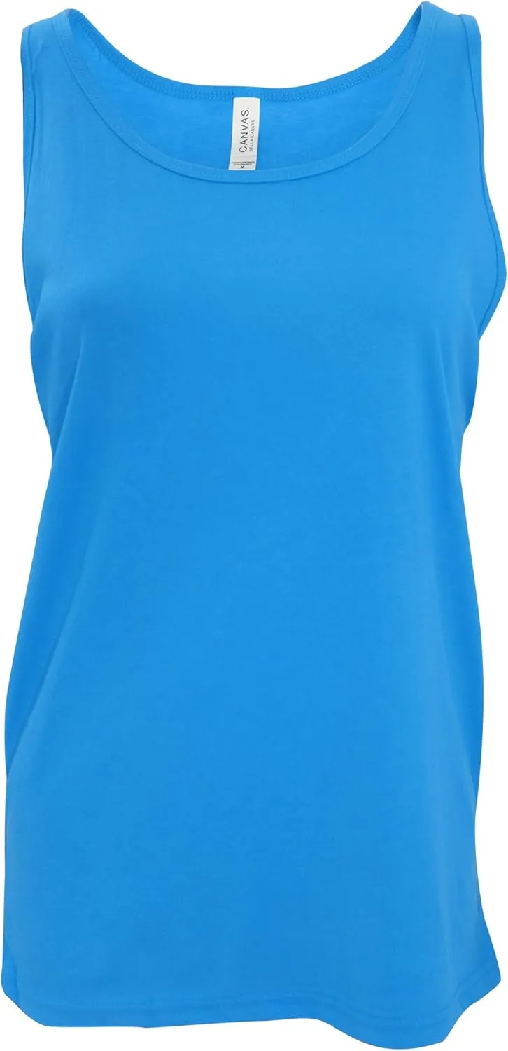 Canvas Womens/Ladies Jersey Sleeveless Tank Top