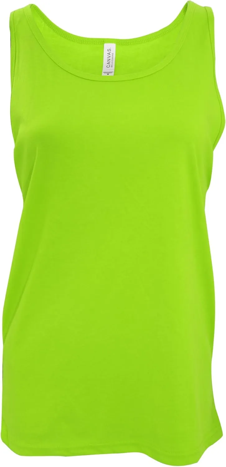 Canvas Womens/Ladies Jersey Sleeveless Tank Top