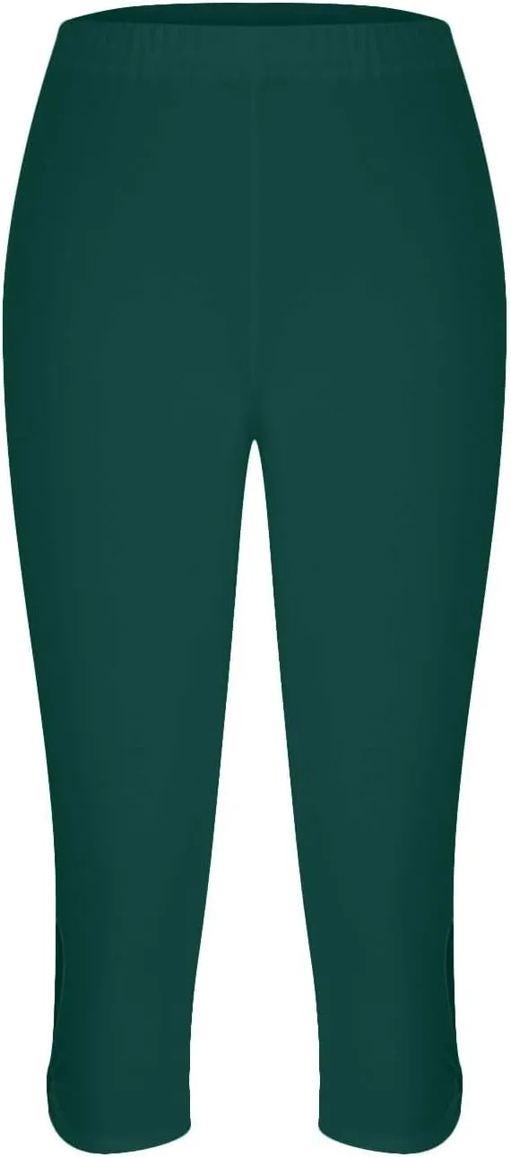 Capri Leggings for Women Dressy Cropped High Waist Yoga Pants Workout Pants Compression Leggings Stretchy Capris