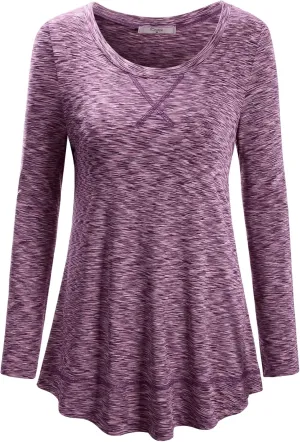 Cestyle Workout Tops for Women Yoga Tops Running Shirts Activewear Tee Shirt
