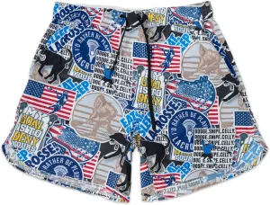 ChalkTalkSPORTS Lacrosse Ryder Athletic Shorts - Performance Lacrosse Shorts - Lax Life - Youth Large