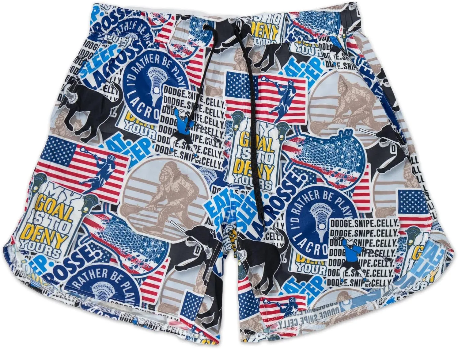 ChalkTalkSPORTS Lacrosse Ryder Athletic Shorts - Performance Lacrosse Shorts - Lax Life - Youth Large