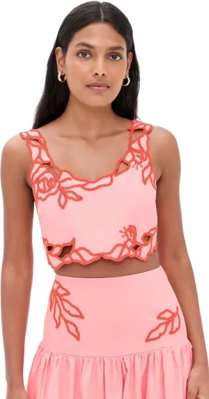 Cinq  Sept Women's Trailing Peonies Bonita Top