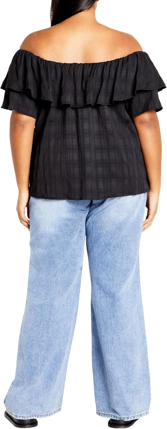 City Chic Christy Off Shoulder Top