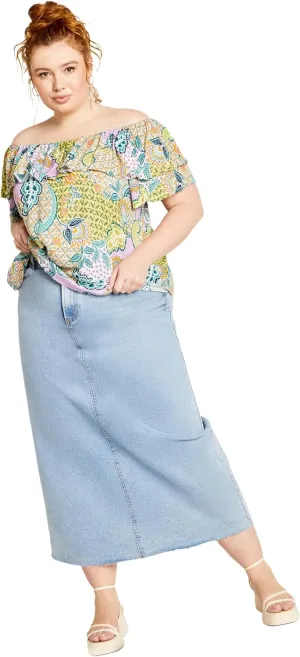 City Chic Women's Plus Size Top-Daydream