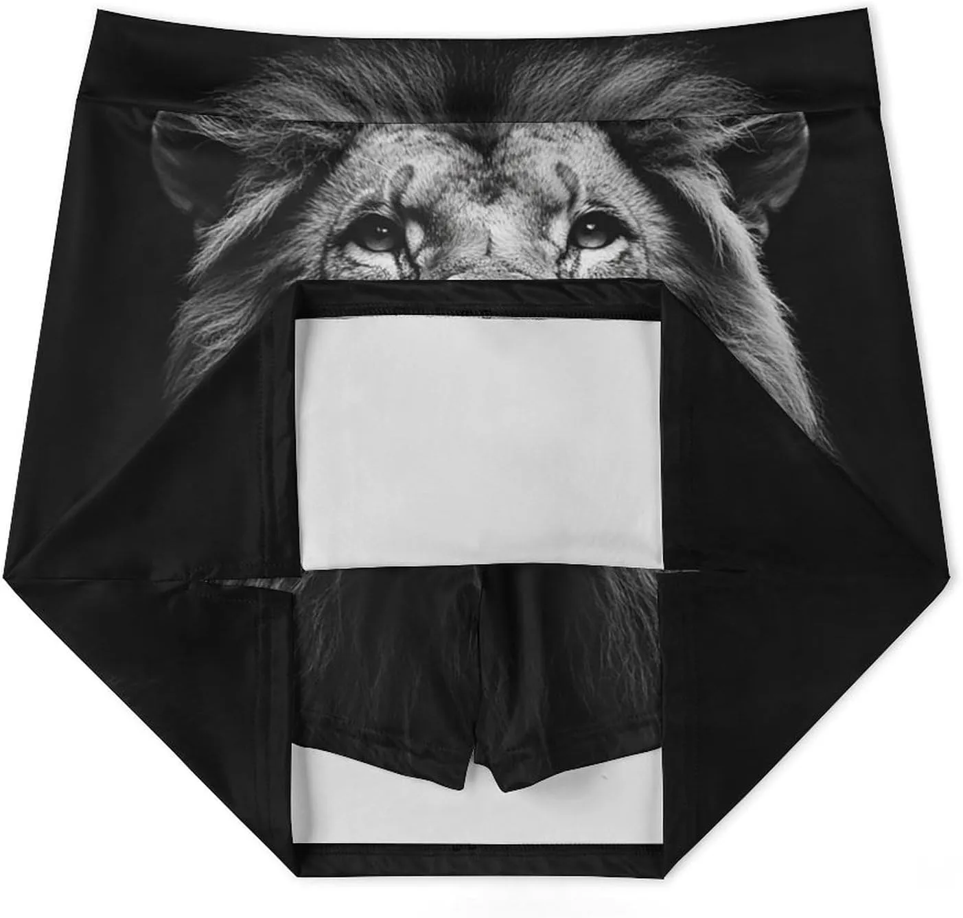 Close Up of A Lion Women's Mini Tennis Skirt with Shorts Underneath Athletic Workout Cute Skorts