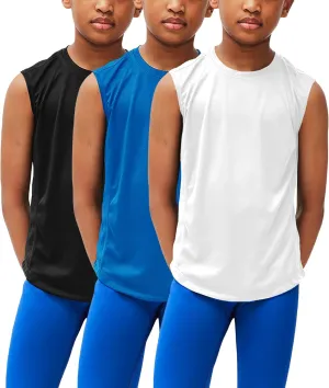 DEVOPS Boys Baselayer Workout Tank Top Sleeveless