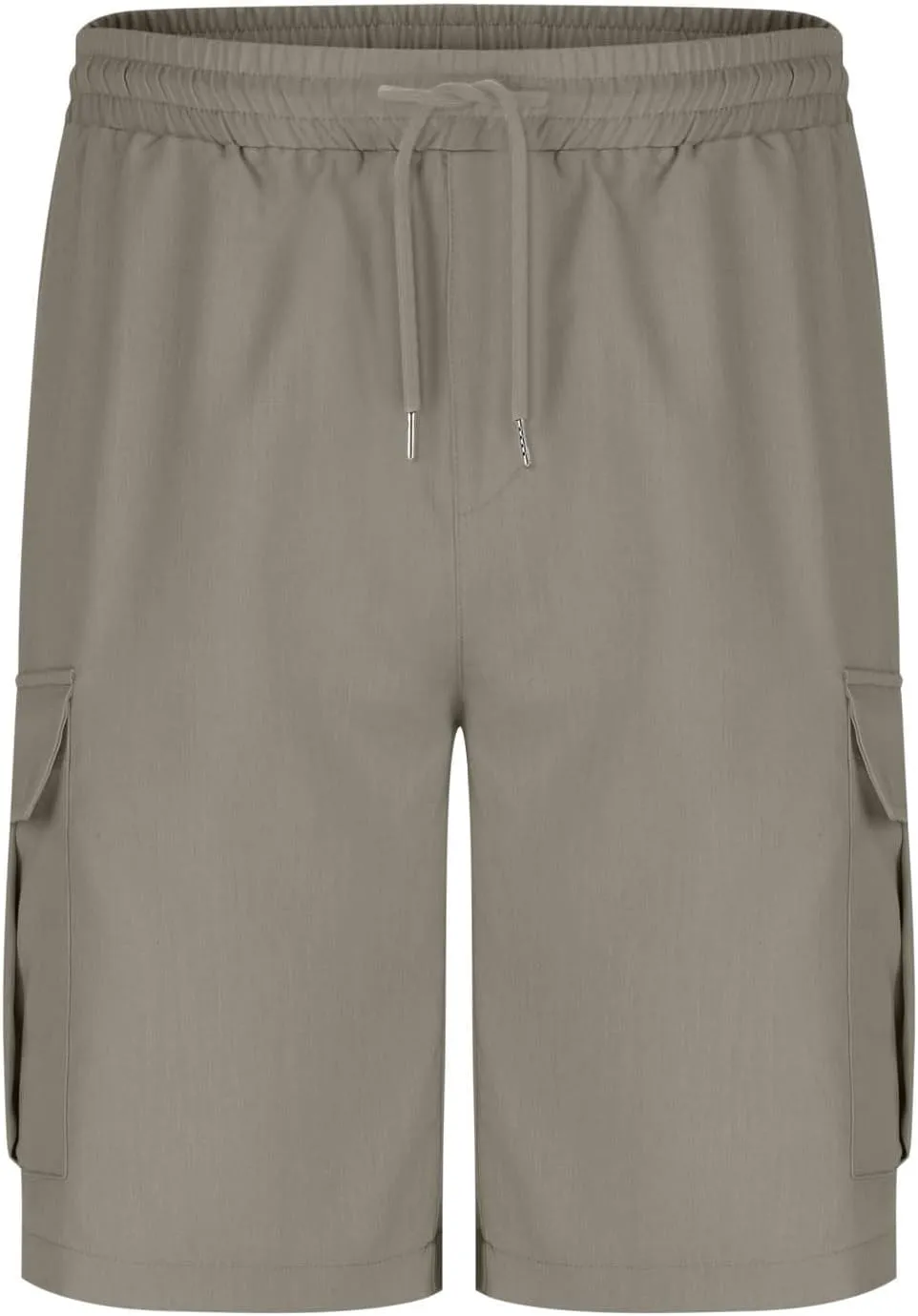 Dgoopd Cargo Shorts for Men Stretch Waist Casual Loose Drawstring Quick Dry Hiking Tactical Outdoor Work Shorts Summer 2025