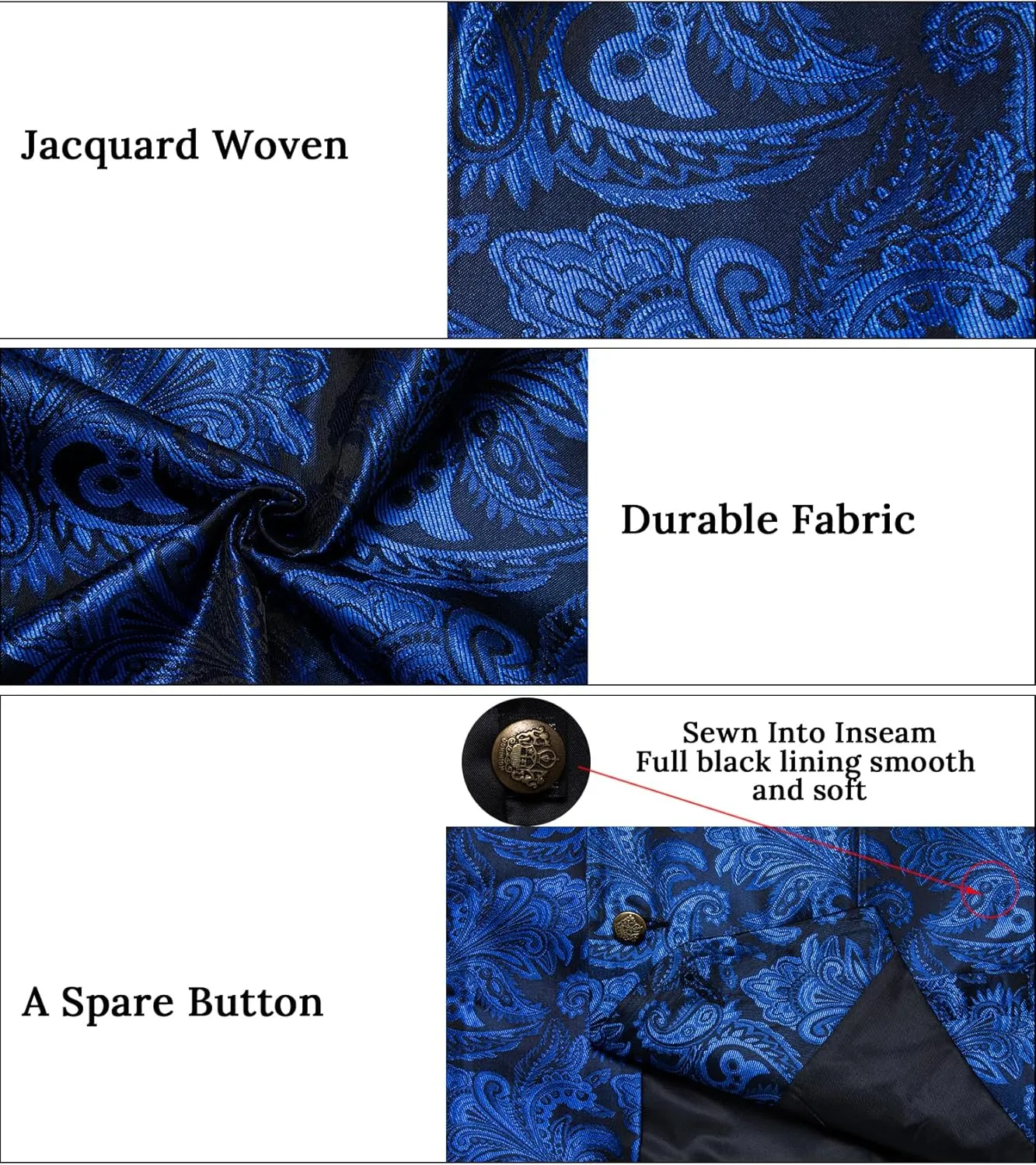 DiBanGu Men's Formal Suit Waistcoat - Business & Casual Dress Vests