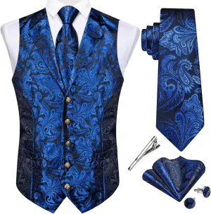 DiBanGu Men's Formal Suit Waistcoat - Business & Casual Dress Vests