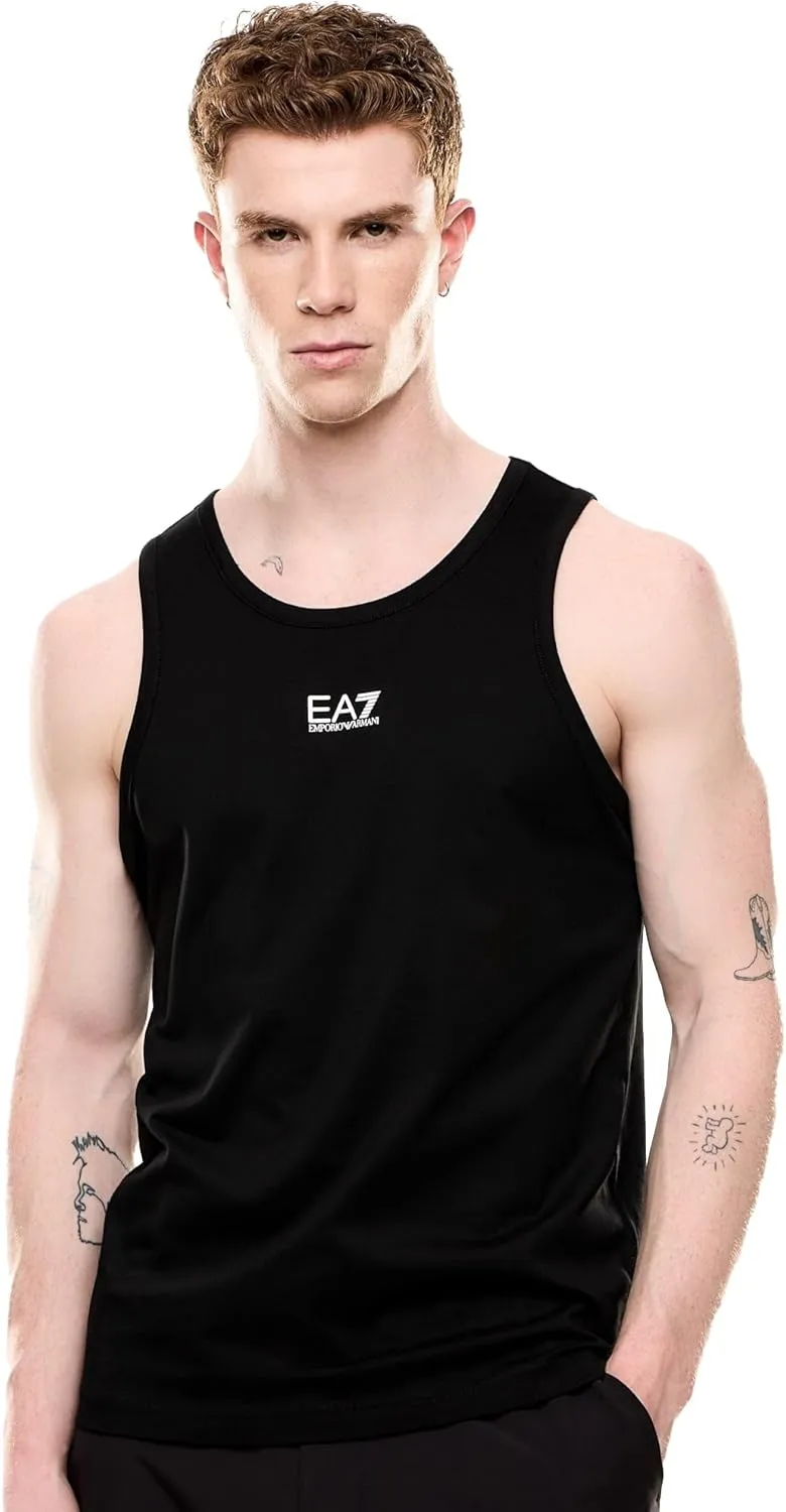 Emporio Armani Core Identity Tank Top, Black