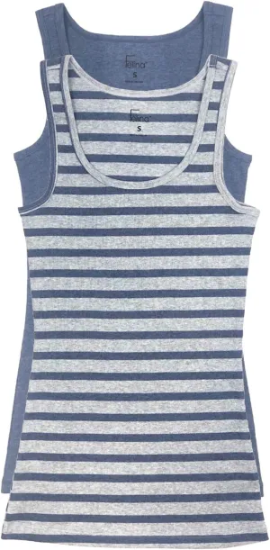 Felina | Cotton Ribbed Tank Top | 2-Pack