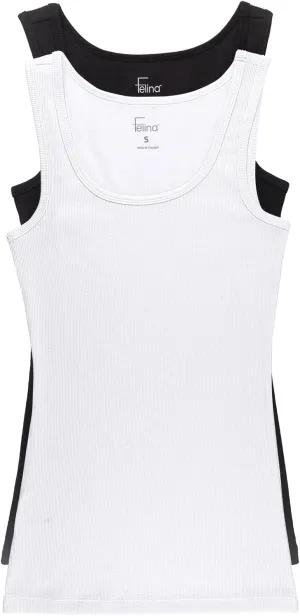Felina | Cotton Ribbed Tank Top | 2-Pack