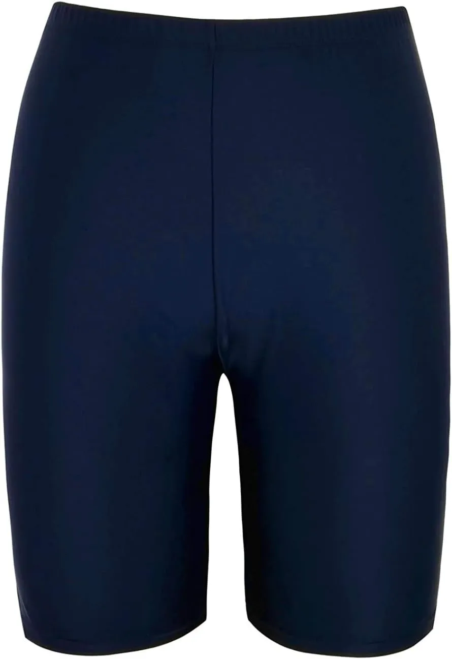 Firpearl Women's Swim Shorts UPF50  Sport Board Shorts Plus Size Tankini Swimsuit Bottom