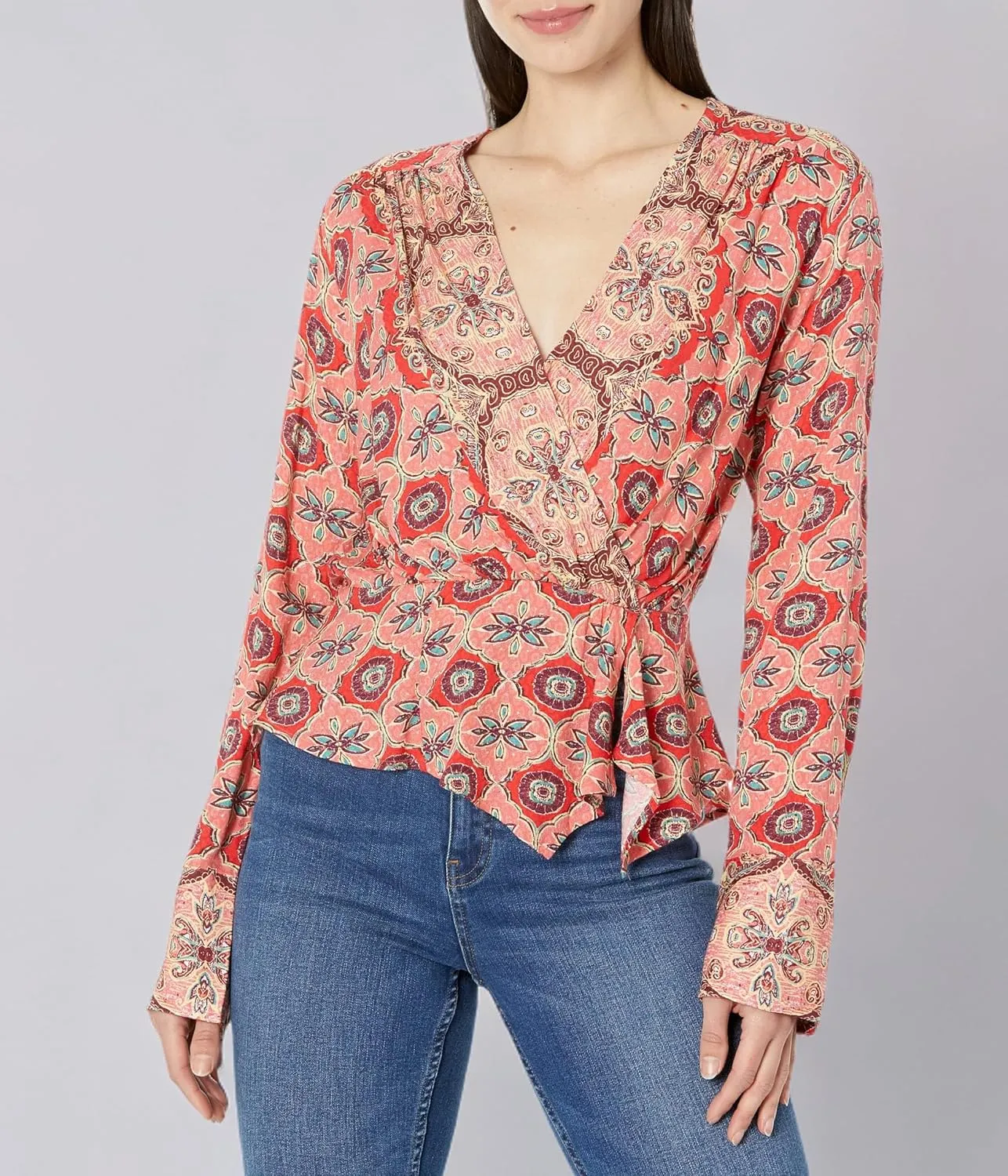 Free People Falling for You Top