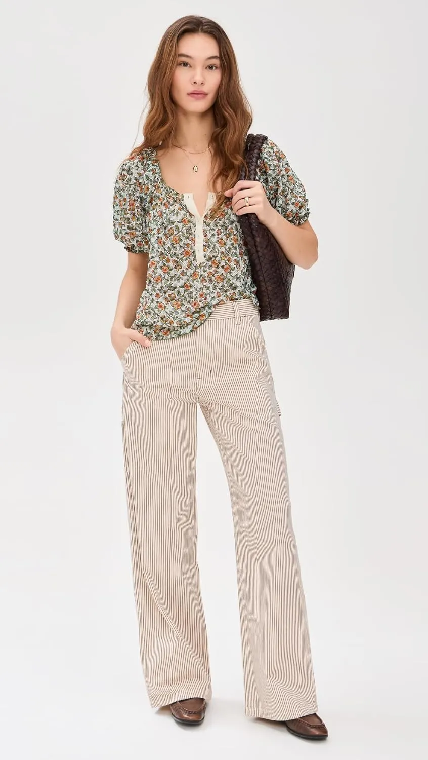 Free People Women's Astra Peasant Top