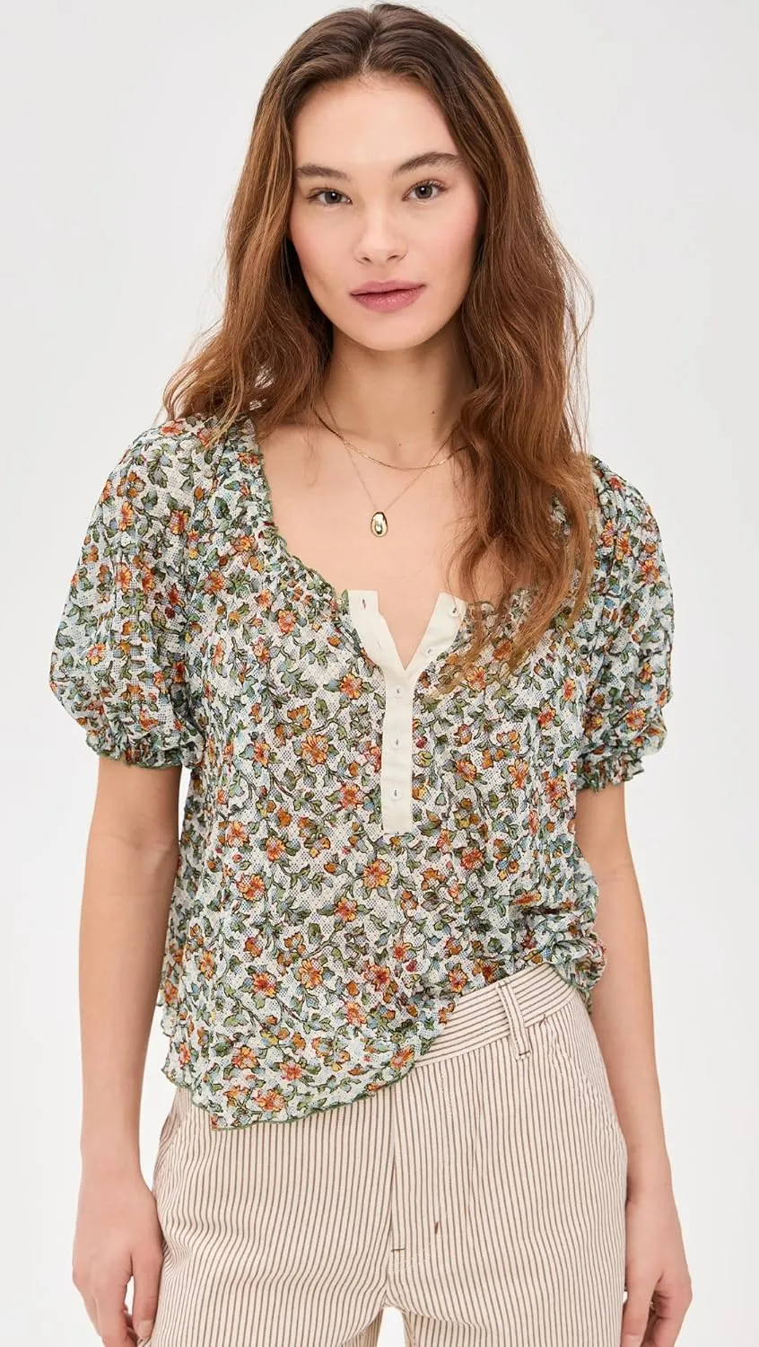 Free People Women's Astra Peasant Top