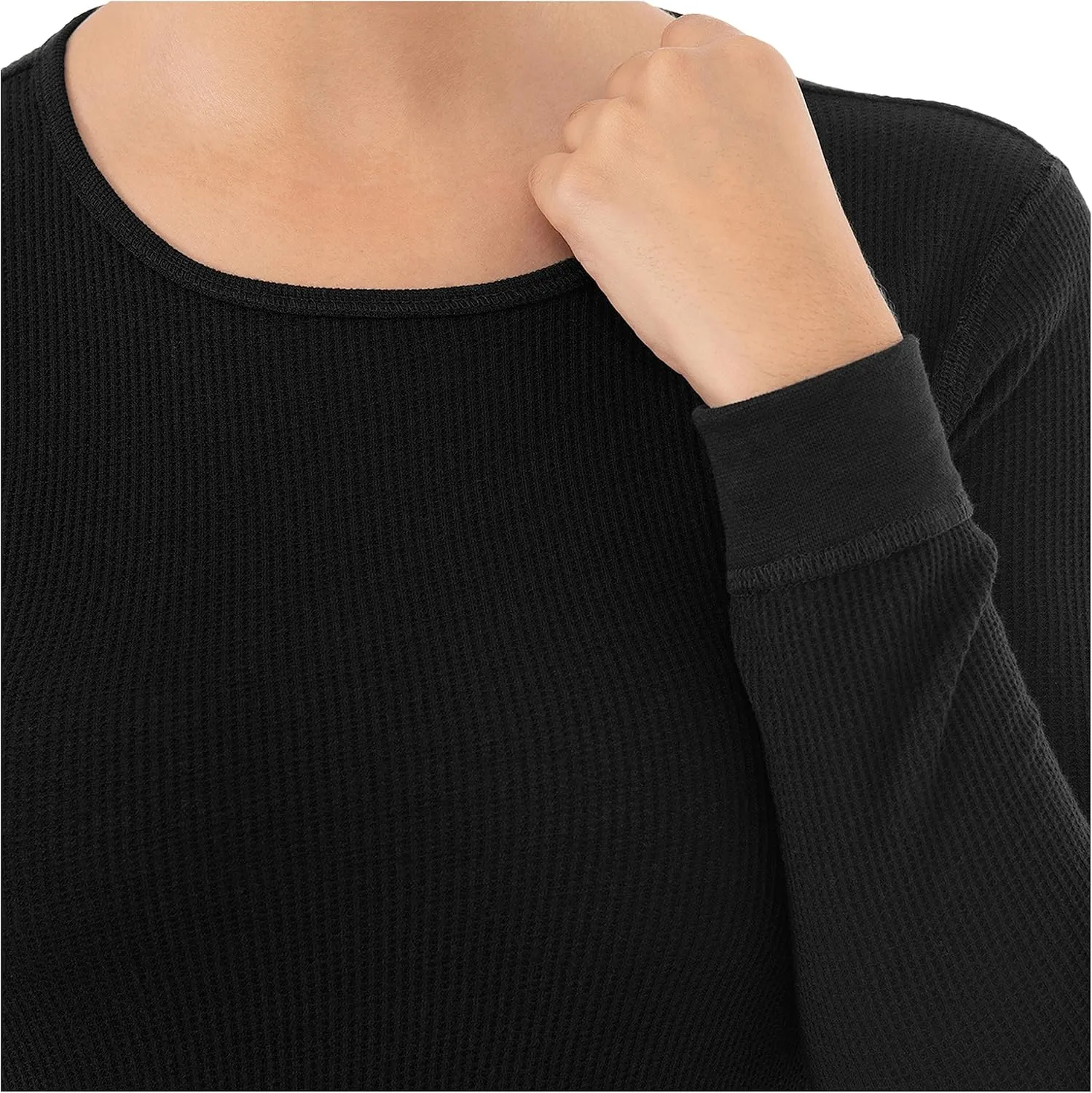 Fruit of the Loom womens Micro Waffle Premium Thermal Underwear Tee Shirt