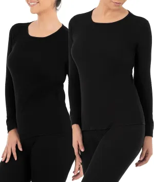 Fruit of the Loom womens Micro Waffle Premium Thermal Underwear Tee Shirt