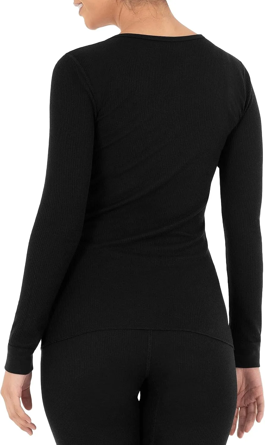Fruit of the Loom womens Micro Waffle Premium Thermal Underwear Tee Shirt