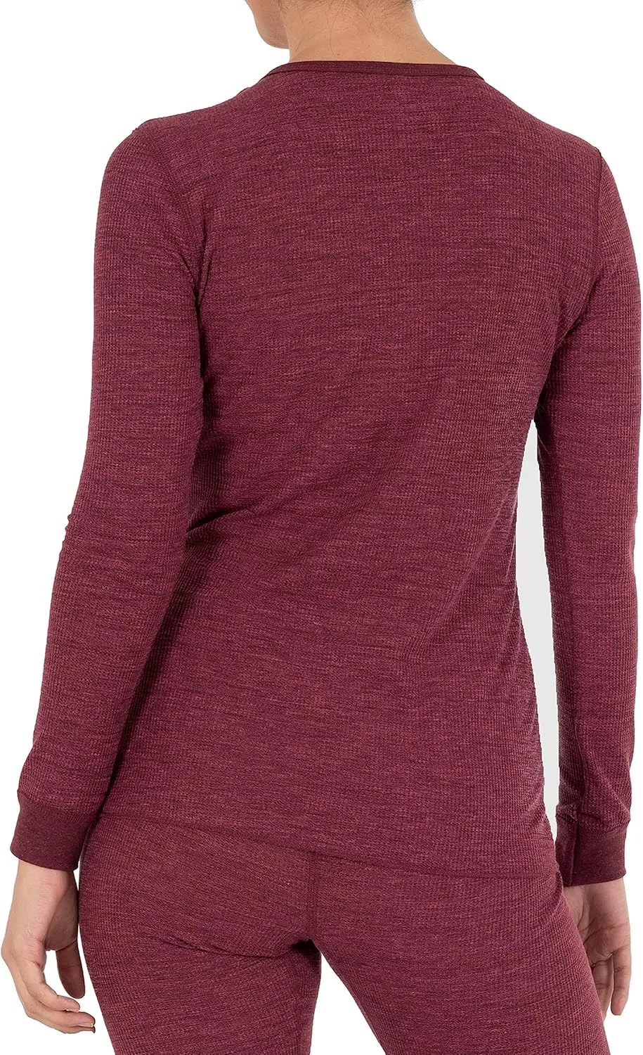 Fruit of the Loom womens Micro Waffle Premium Thermal Underwear Tee Shirt