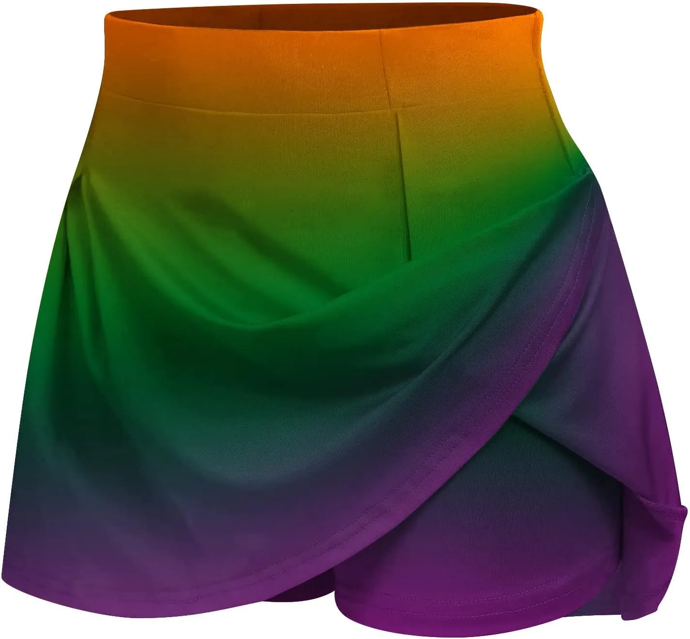 FZYLQY Womens Skorts with Pockets Tummy Control Plus Size Skorts for Women High Waist Athletic Sports Pants Casual Shorts
