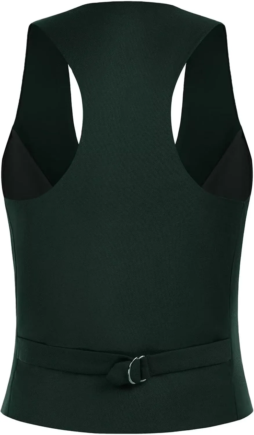 GRACE KARIN Womens Vest Top 2025 Trendy Academia Steampunk Waistcoat Racerback Vest BlazerRuns Small, Suggest Size Up