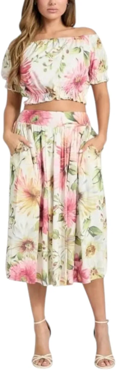 GUESS Women's Eco Off Shoulder Elodie Top