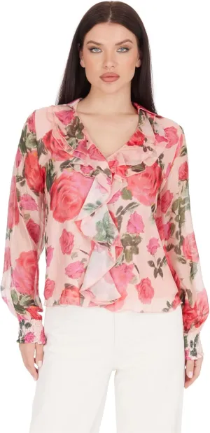 GUESS Women's Sleeveless Jolie Velvet Top